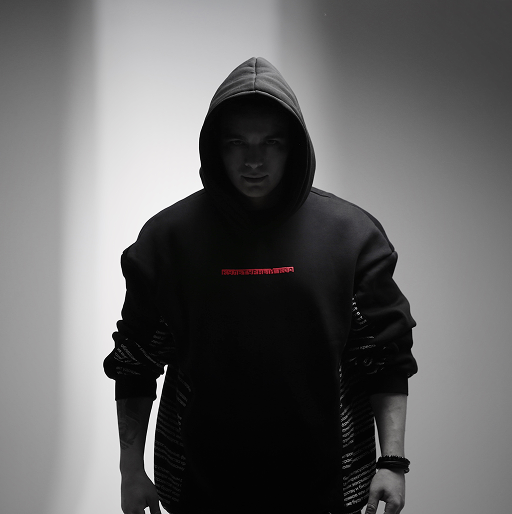 Portrait in hoodie
